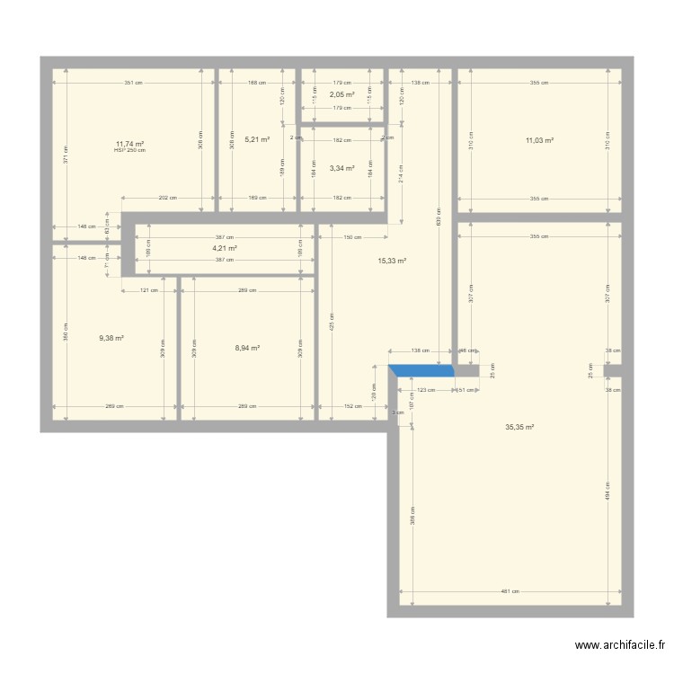 Maison Huisseau Base. Plan de 0 pièce et 0 m2