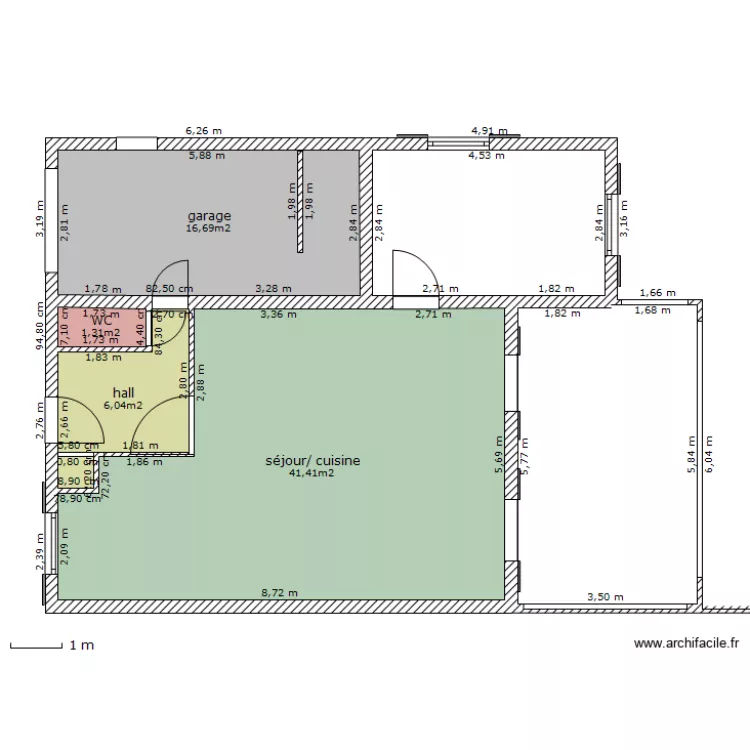 rez de chaussé. Plan de rez de chaussé. Plan de