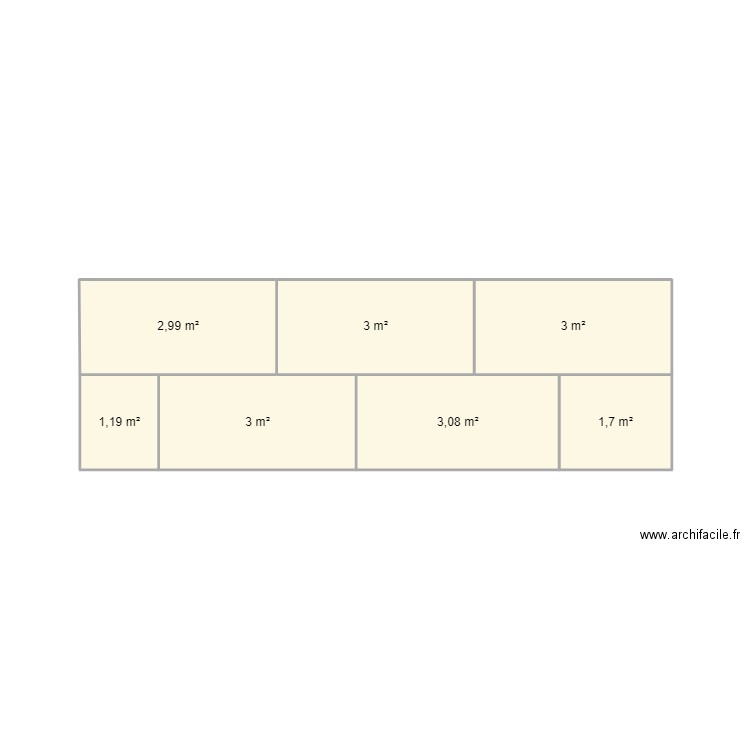 placo. Plan de 0 pièce et 0 m2