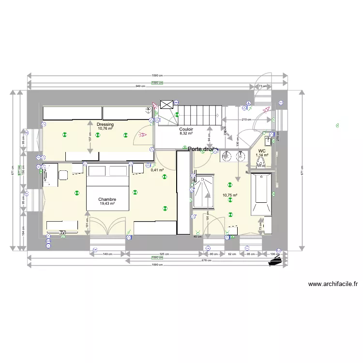 ANAIS BAT1 RDC ELEC 11 01 2023 BIS TEST. Plan de 