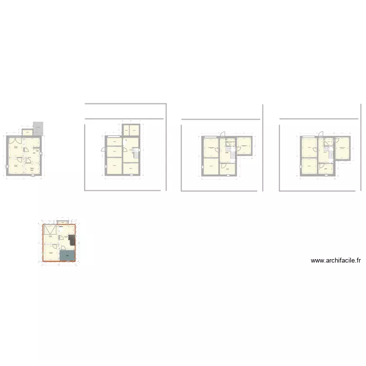 AJ RdJ existant. Plan de 