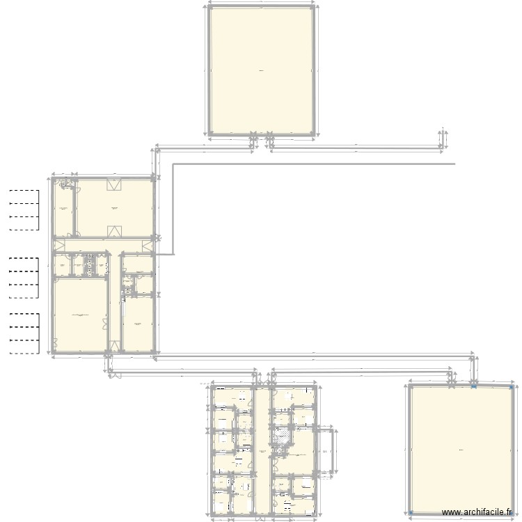 plan général projet immo cafdes-2 11022. Plan de 36 pièces et 1704 m2