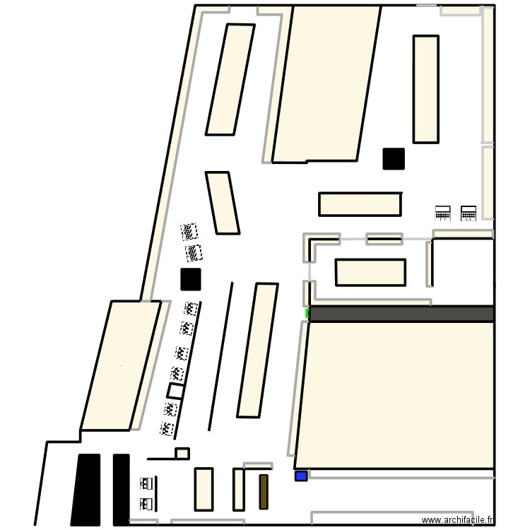 Pharmacie. Plan de 0 pièce et 0 m2