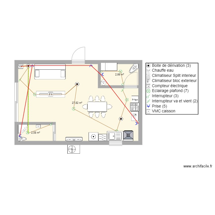 garrage. Plan de 0 pièce et 0 m2