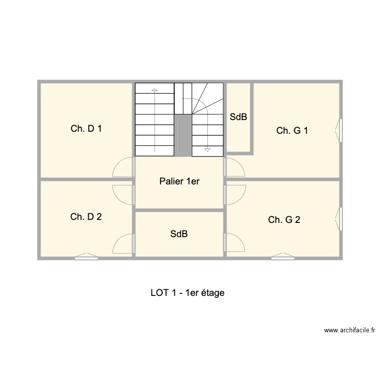 pontoise LOT 1 1er. Plan de 0 pièce et 0 m2