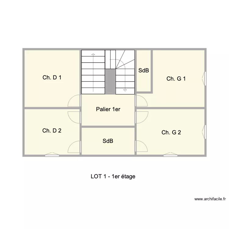 pontoise LOT 1 1er. Plan de 