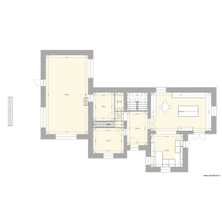 Maison Etage. Plan de 0 pièce et 0 m2