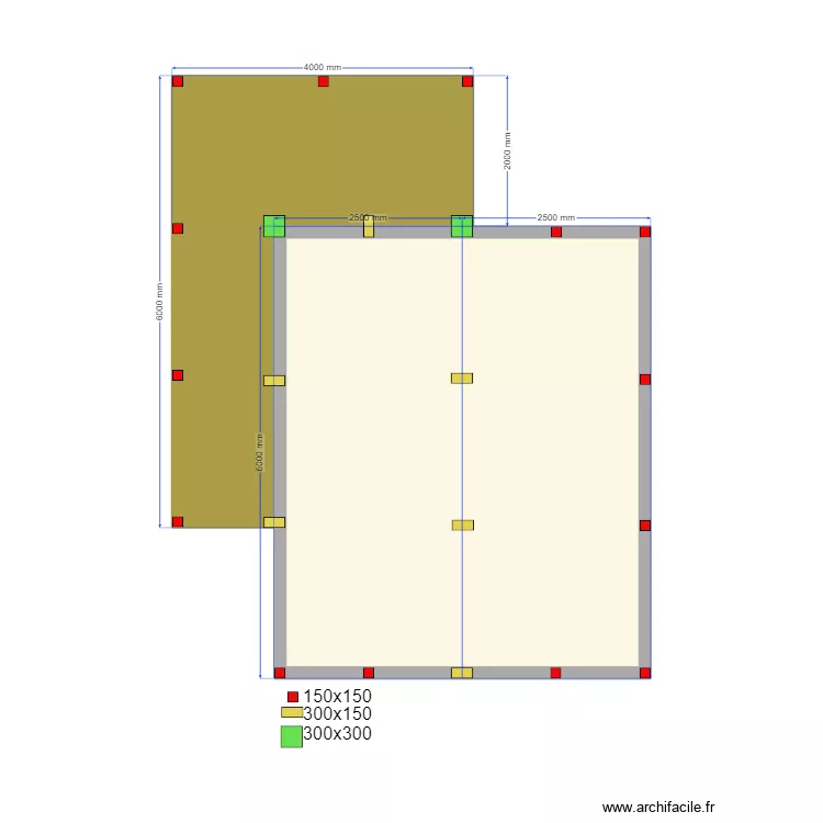 Api Сваи 1. Plan de 
