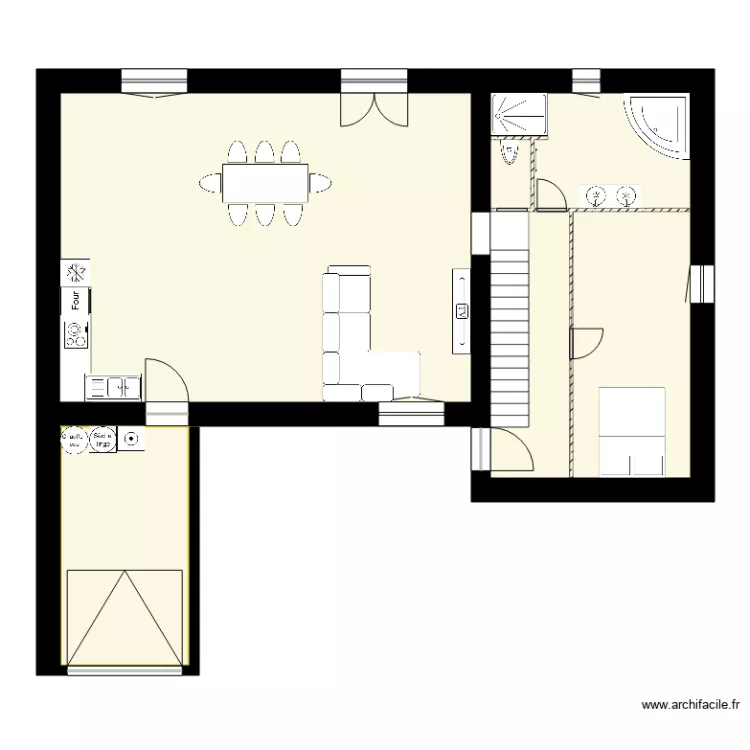 Maison mitoyenne 1. Plan de Maison mitoyenne 1. Plan de