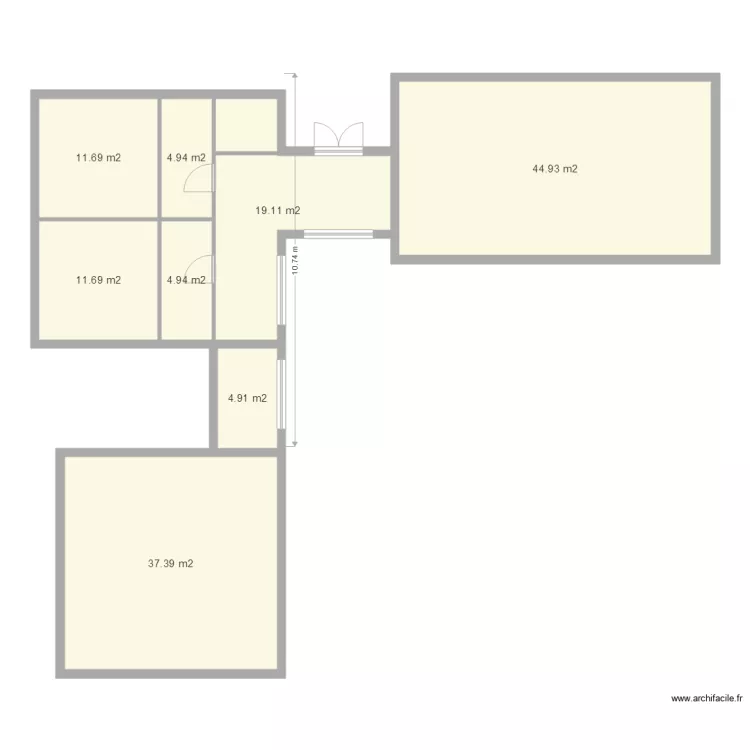 chambres a ouest. Plan de chambres a ouest. Plan de