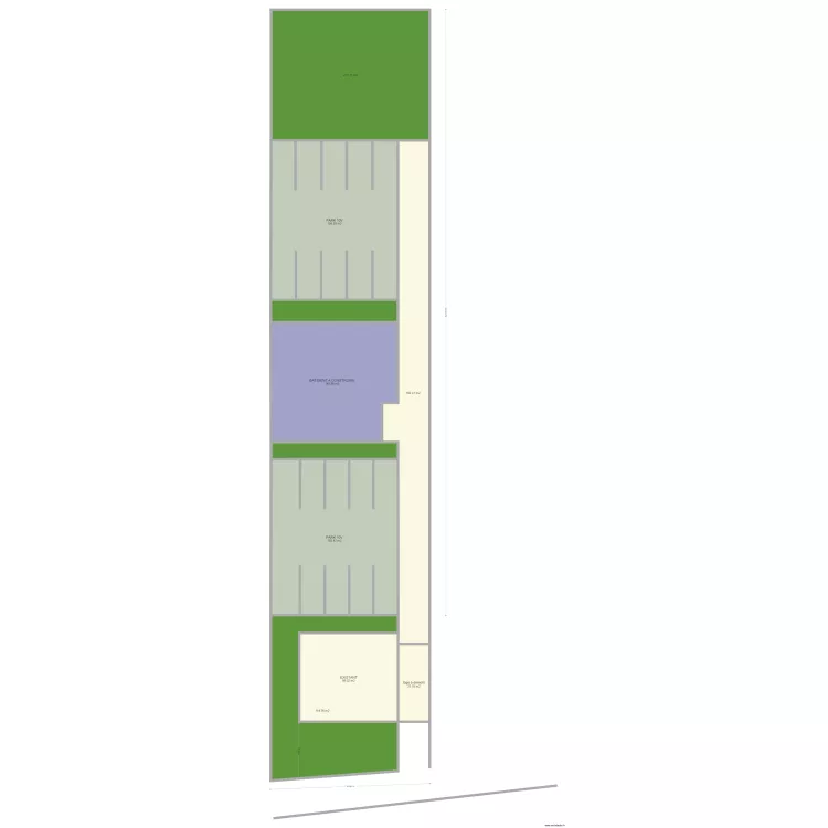 MENNECY implatation Park Appt. Plan de 