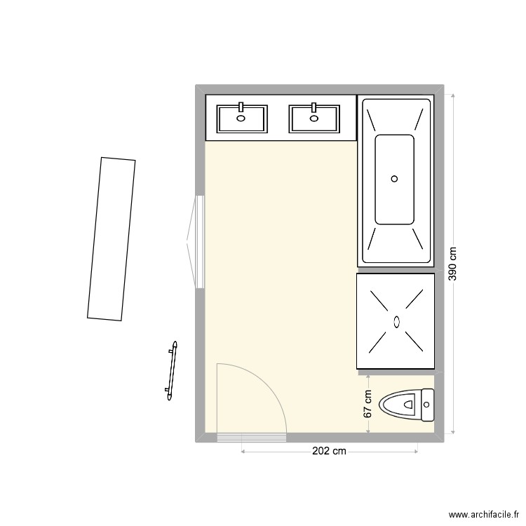Our bathroom 2. Plan de 0 pièce et 0 m2