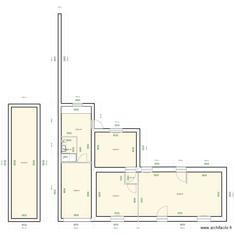 TASDON2022 STUDIO. Plan de 0 pièce et 0 m2