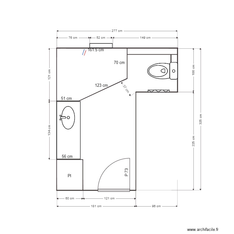 GIORDANO Jean Pierre. Plan de 0 pièce et 0 m2