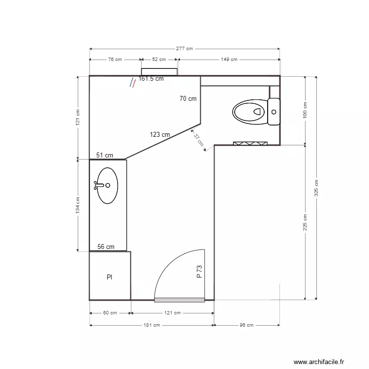 GIORDANO Jean Pierre. Plan de 