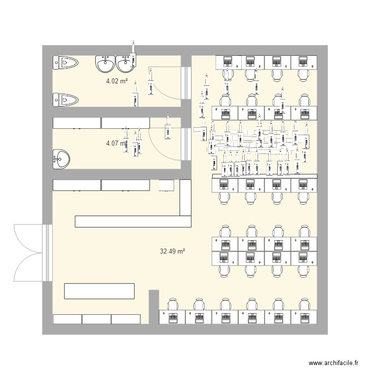 Projet CyberCafé test. Plan de 0 pièce et 0 m2