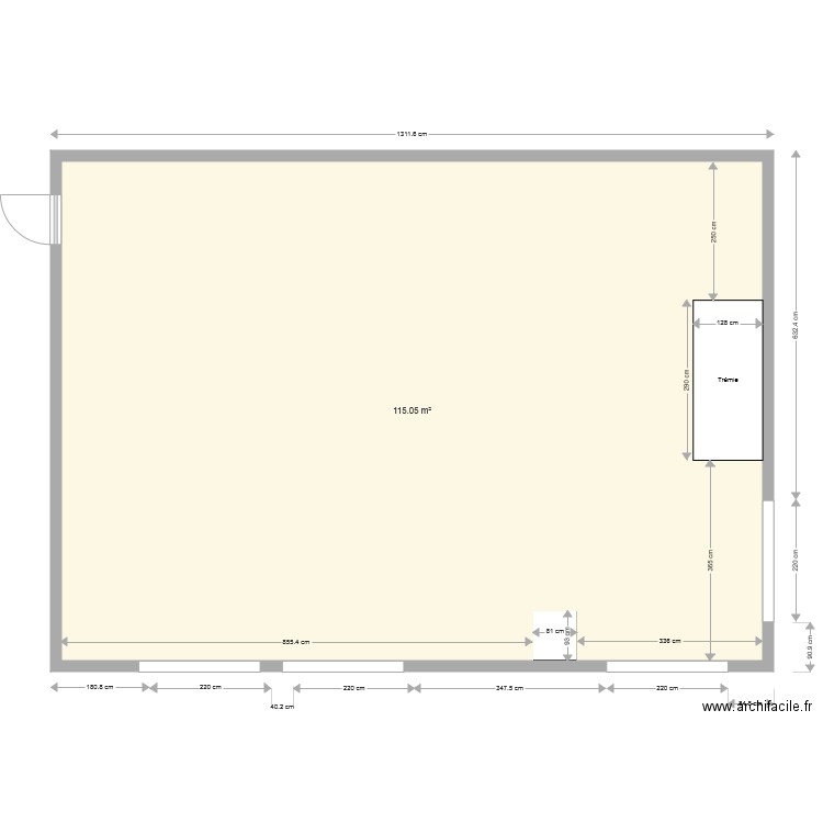 etage. Plan de 0 pièce et 0 m2