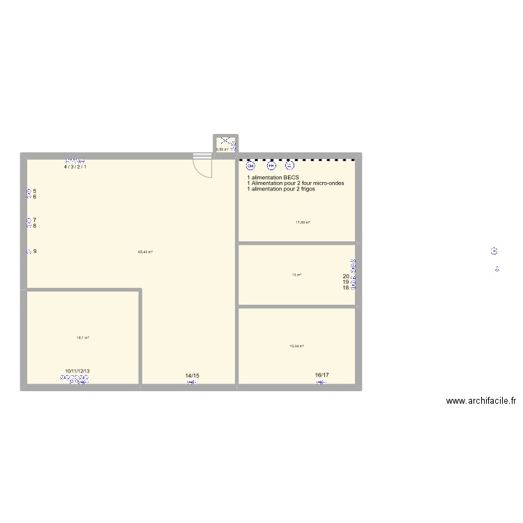 Ivatech. Plan de 0 pièce et 0 m2