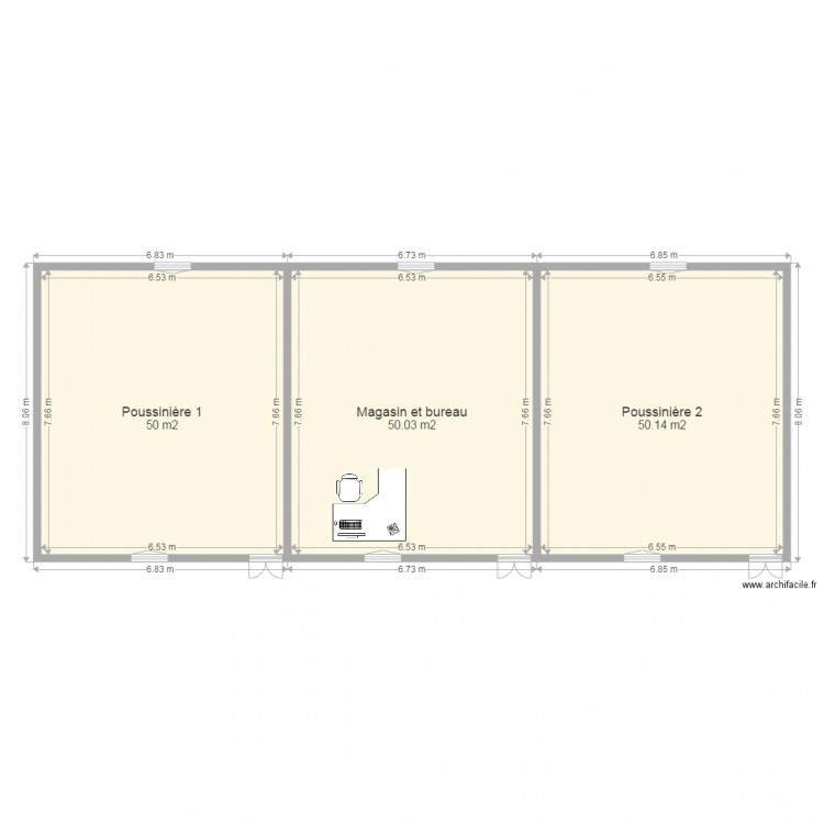 Plan de poussinière patric tabougue. Plan de 0 pièce et 0 m2