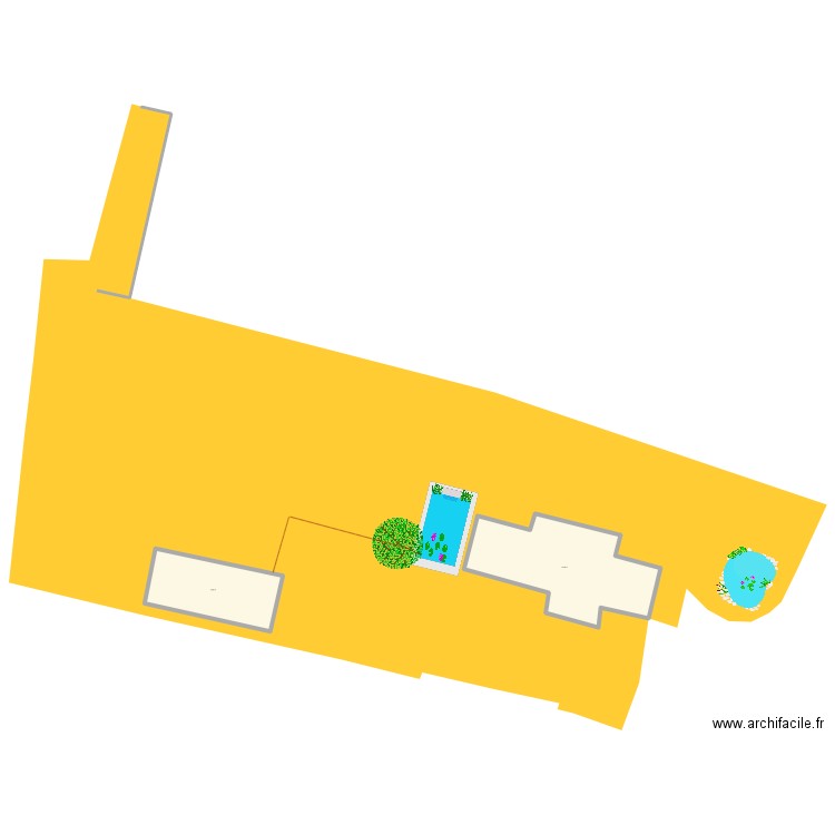 PLan Maison St Loup. Plan de 2 pièces et 271 m2