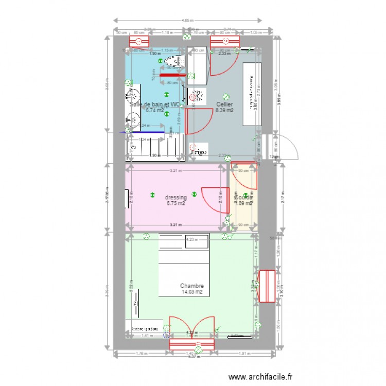 extension 4 pièces 38m hab 22 juin. Plan de 0 pièce et 0 m2