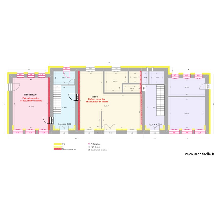 Lamorville RDC APD. Plan de 12 pièces et 184 m2