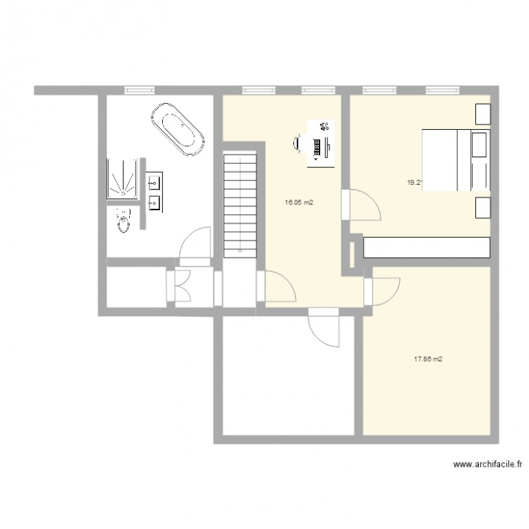 Agrandissement. Plan de 0 pièce et 0 m2