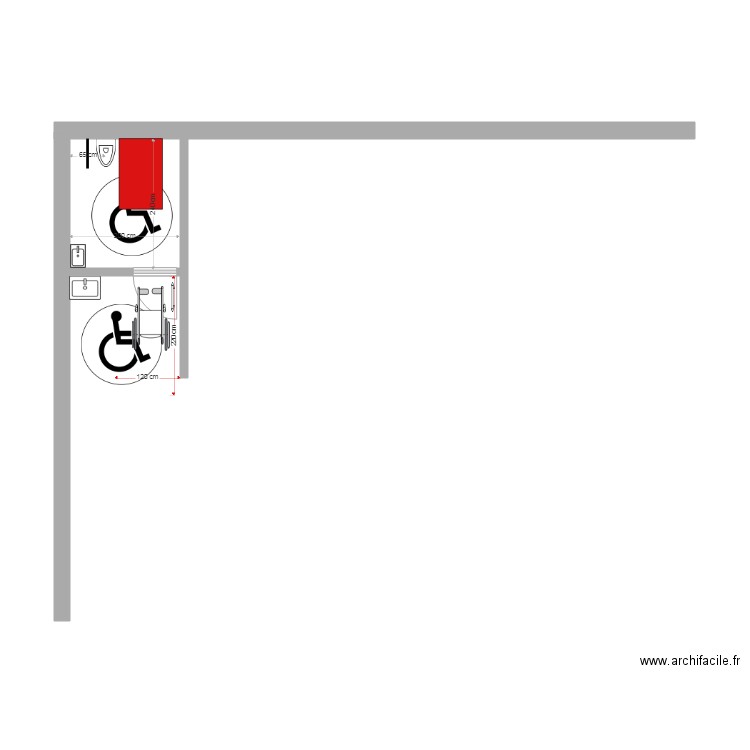 toilettes BKM RESTAURATION. Plan de 0 pièce et 0 m2