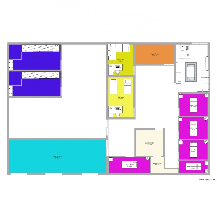 Cabinet Meditrina Centre thérapeutique . Plan de 0 pièce et 0 m2