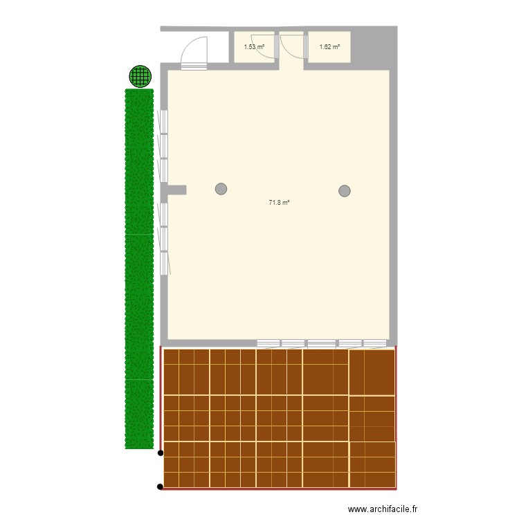 Cafe. Plan de 0 pièce et 0 m2