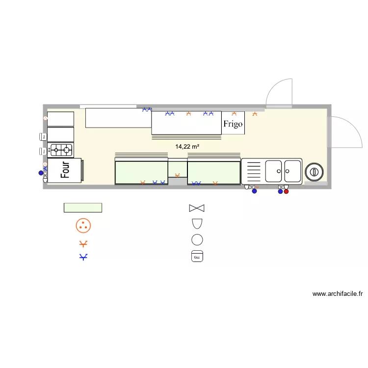 Cuisine RAMDAM. Plan de 