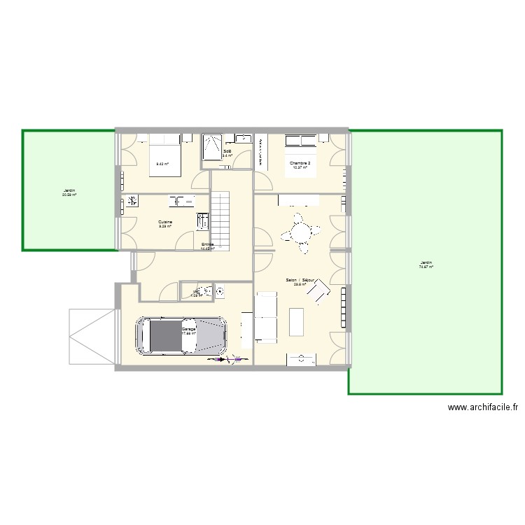 maison maman. Plan de 0 pièce et 0 m2