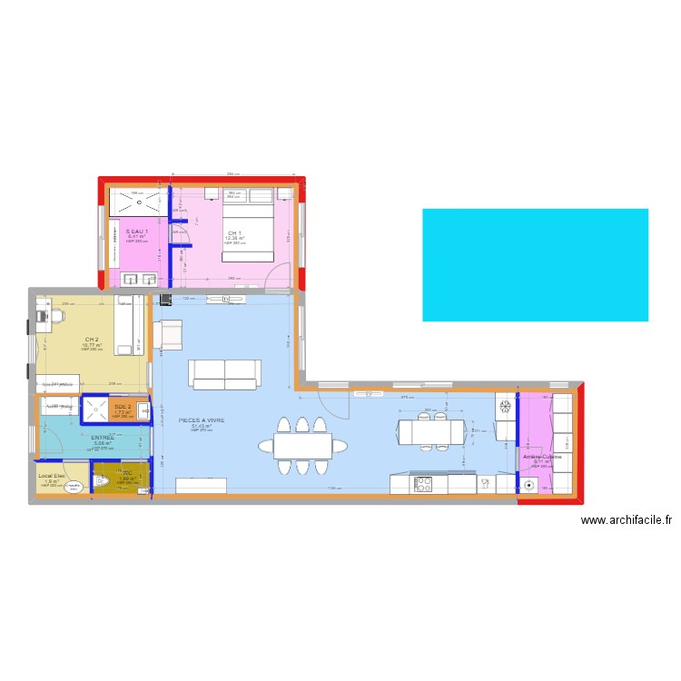 G 7 V2. Plan de 0 pièce et 0 m2