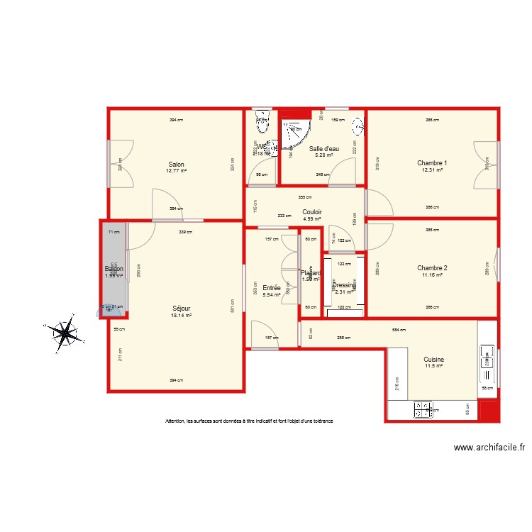 BI 3788 Coté. Plan de 0 pièce et 0 m2