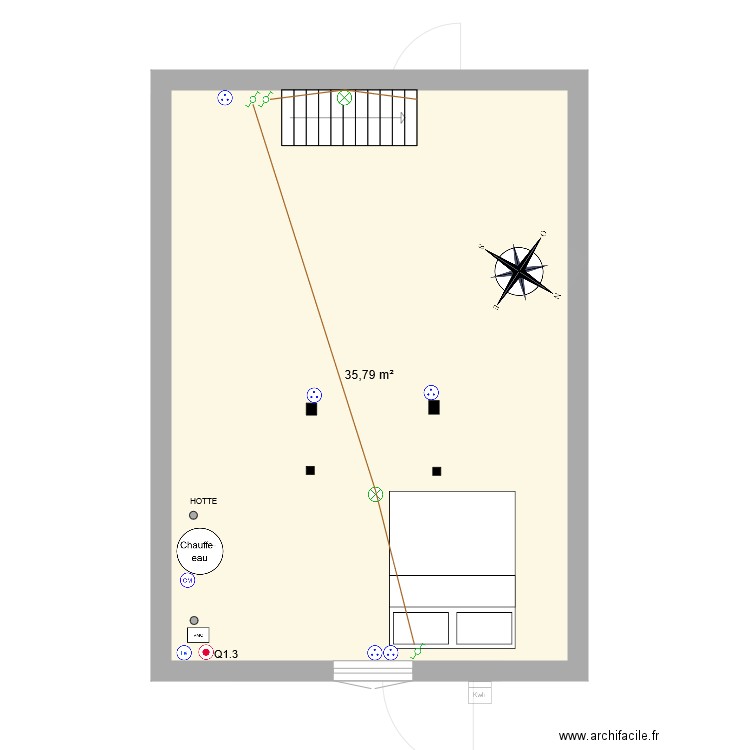 titinehouse 1er elec. Plan de 0 pièce et 0 m2