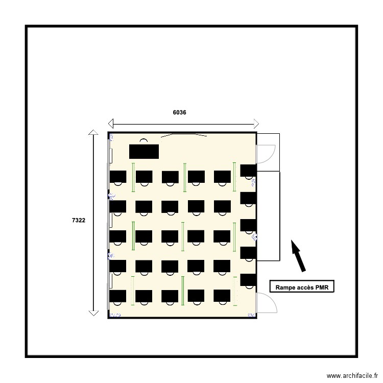 IUT LENS  SALLE DE COURS. Plan de 0 pièce et 0 m2