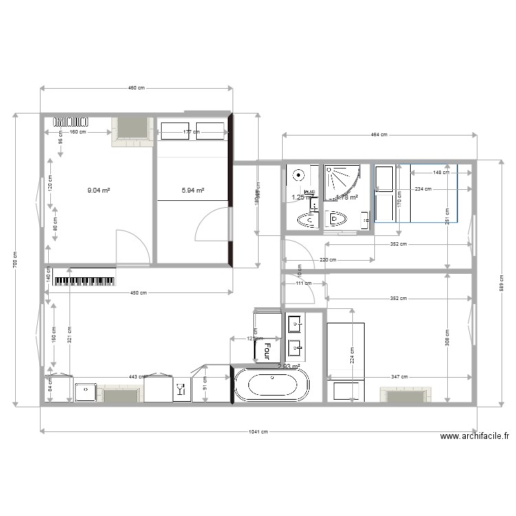 Lagny cinquante après V1. Plan de 0 pièce et 0 m2