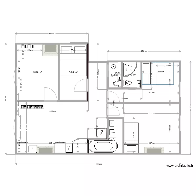 Lagny cinquante apr&egrave;s V1. Plan de 