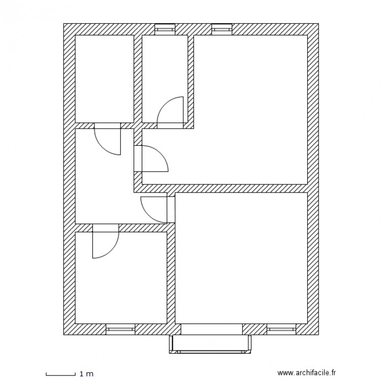 Plan Jambes 1 Etage 1. Plan de 0 pièce et 0 m2