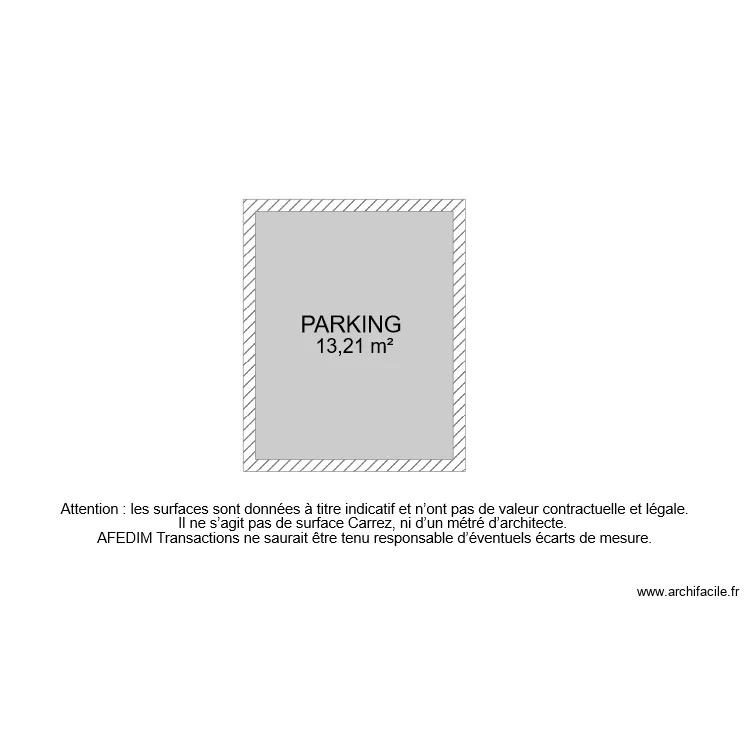 BI 6466 PARKING. Plan de 