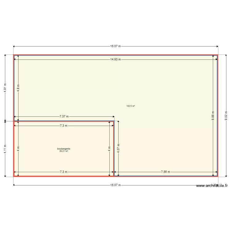 boulangerie3105201911h00. Plan de 