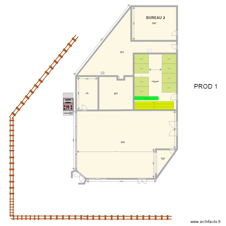 chambre froide 3. Plan de 0 pièce et 0 m2