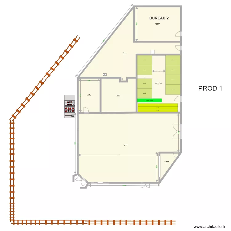 chambre froide 3. Plan de 