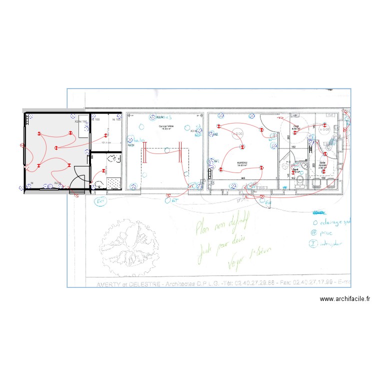 VERGER extension. Plan de 0 pièce et 0 m2