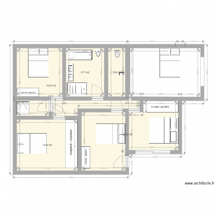 Aigues vives 3. Plan de 0 pièce et 0 m2