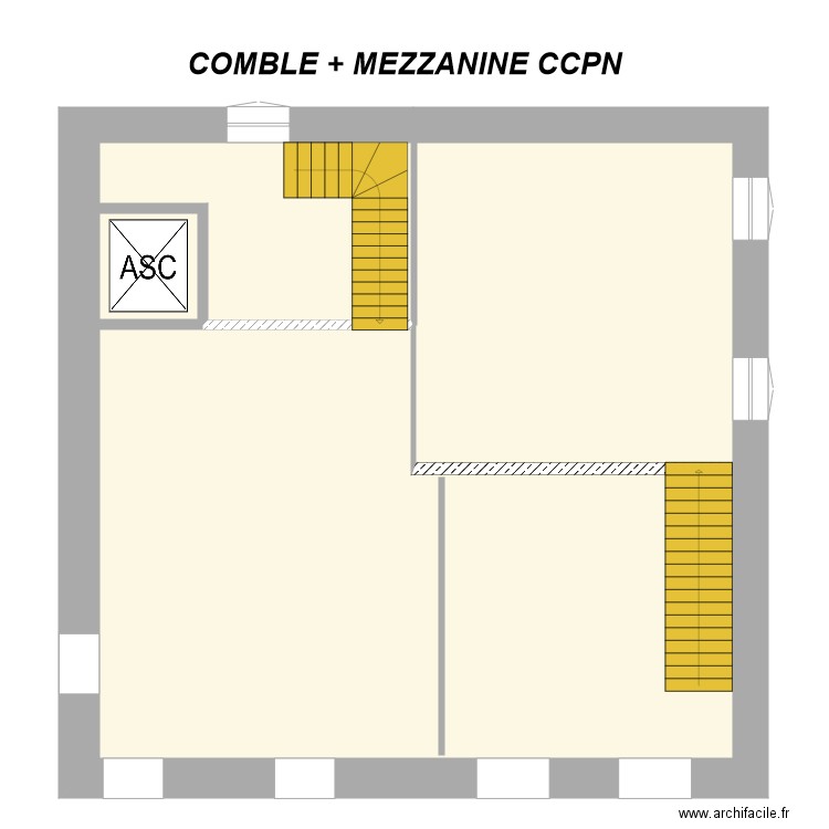 BUREAU CCPN 3 ETAGE FRED. Plan de 0 pièce et 0 m2