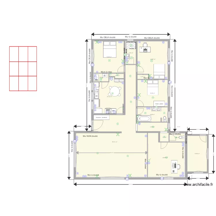 plan cestas briquetier modifi&eacute; elec. Plan de 