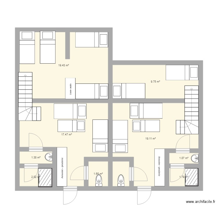 GITE2. Plan de 0 pièce et 0 m2