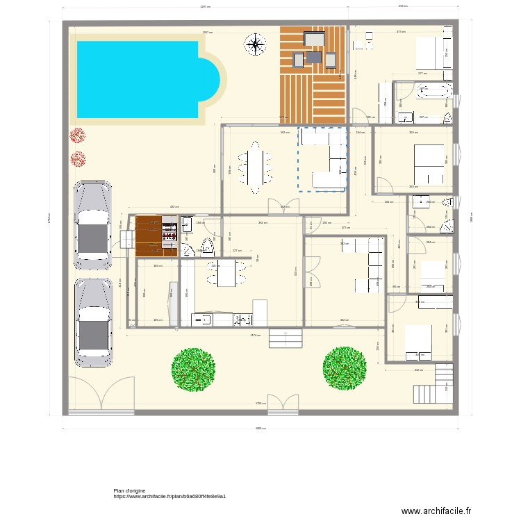 Plan de notre maison. Plan de 0 pièce et 0 m2