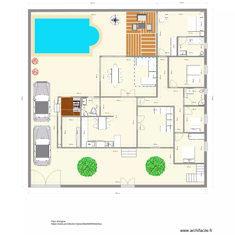 Plan de notre maison. Plan de 